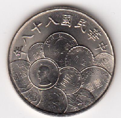 Beschrijving: 10 Yuan COINS ON COIN